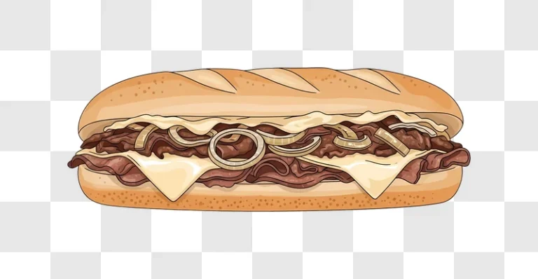 philly cheesesteak sandwich with melted cheese edited