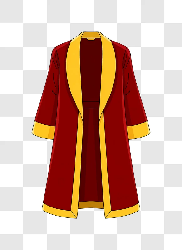 red robe with yellow trim edited