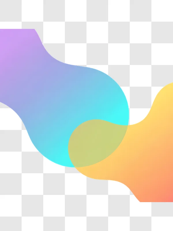 vibrant gradient fluid shapes edited