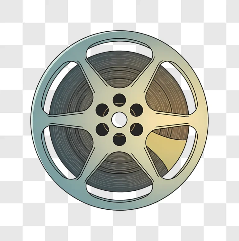 vintage film reel with reel stock edited