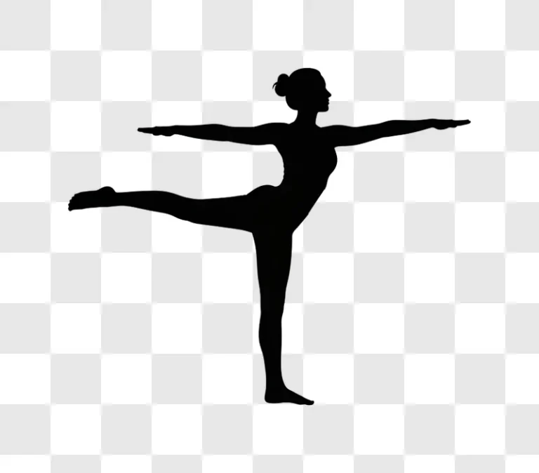 woman in balancing yoga pose edited