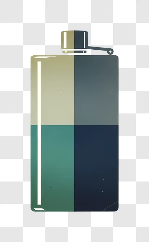 abstract geometric design with muted tones