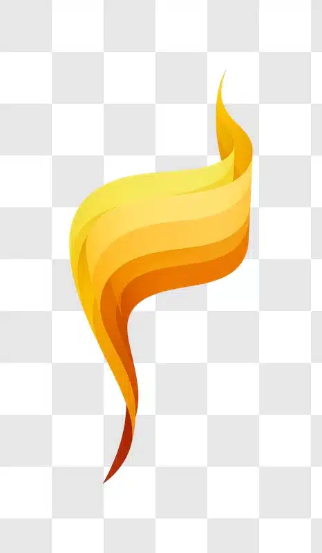 abstract orange and yellow waves background