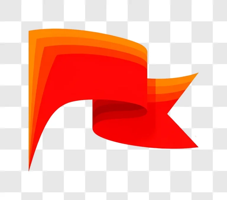 abstract red orange layered shapes background