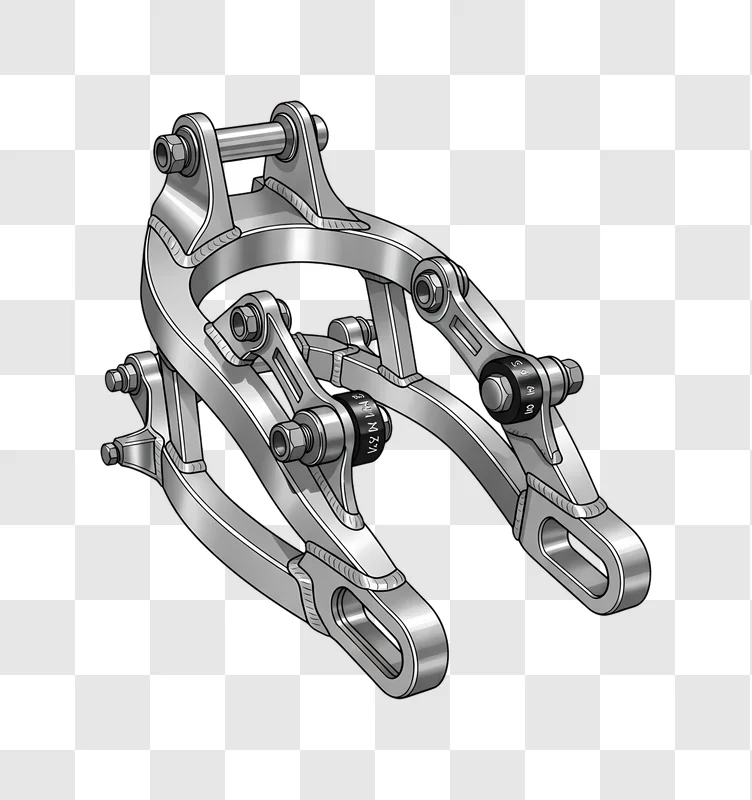 bicycle brake caliper technical drawing