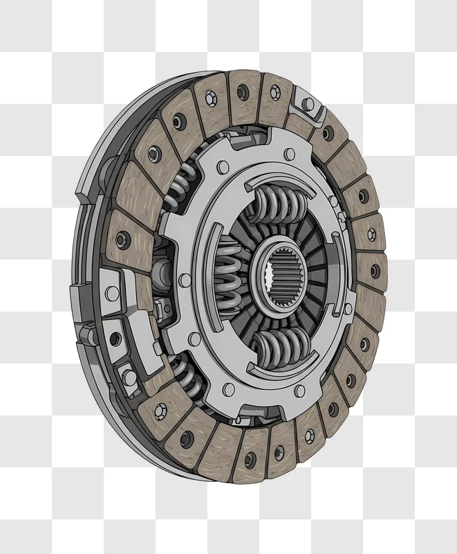 car clutch disc with springs