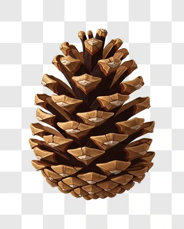 detailed pine cone
