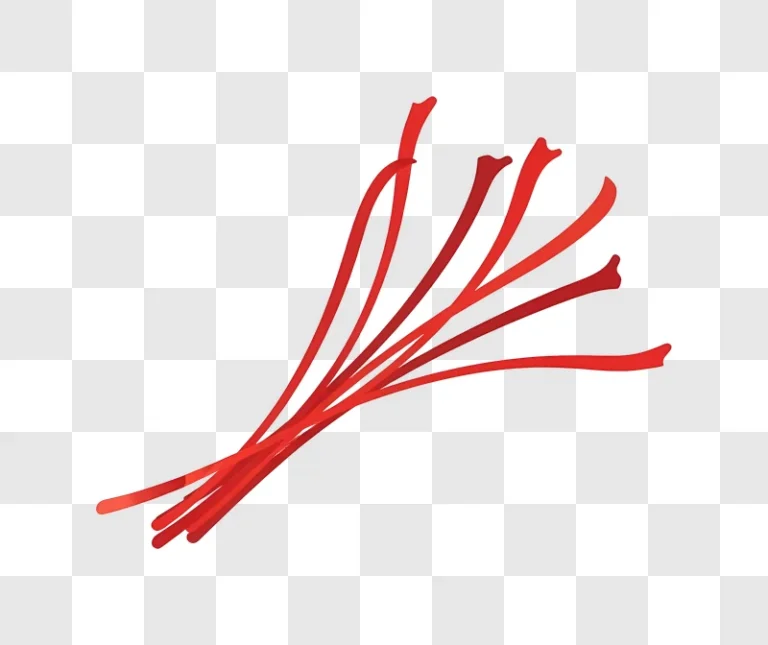 glowing red abstract flowing lines on black