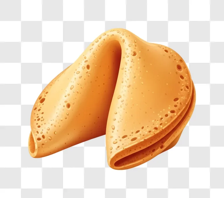 golden fortune cookie stack on orange surface