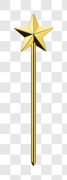 golden star on a stick toy