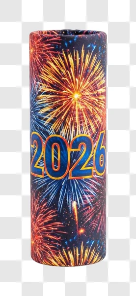 new year celebration firework canister 2026