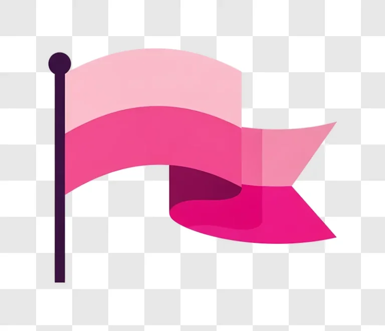 pink ribbon abstract design with dark border