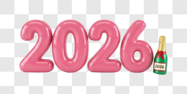 pink balloons and champagne bottle celebration