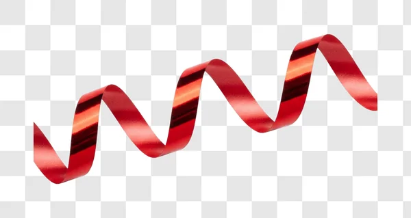 red and black striped twisted ribbon