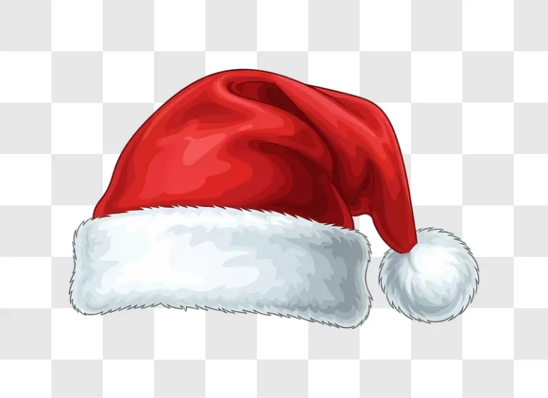 santa claus hat with white fur trim