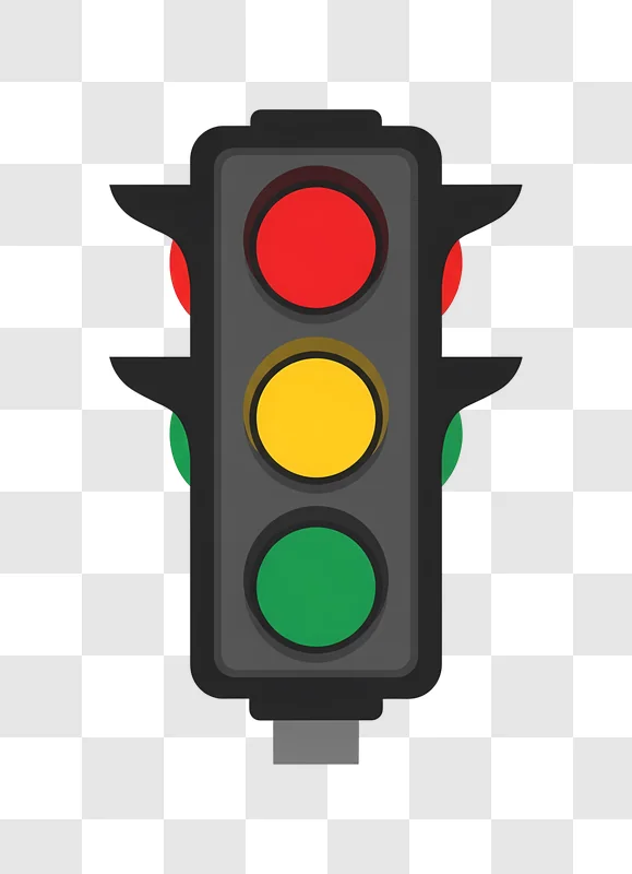 stylized traffic light