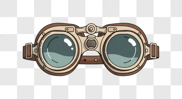 vintage goggles with leather straps