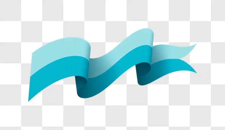 wavy blue abstract ribbon background