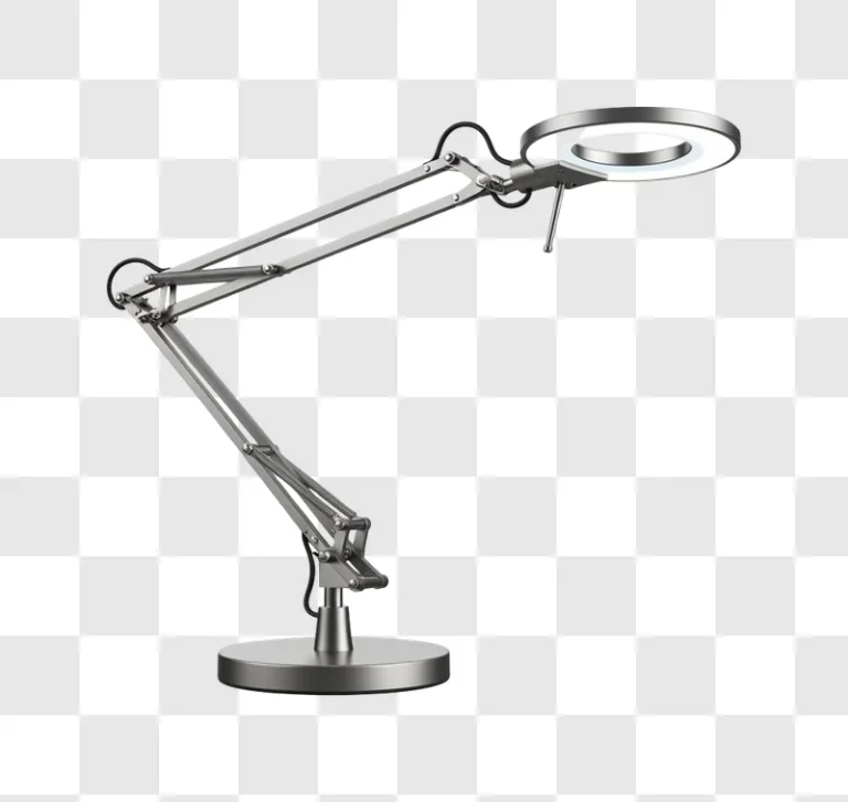 adjustable desk lamp with metal arm