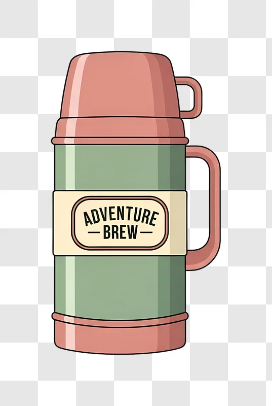 adventure brew thermos with handle