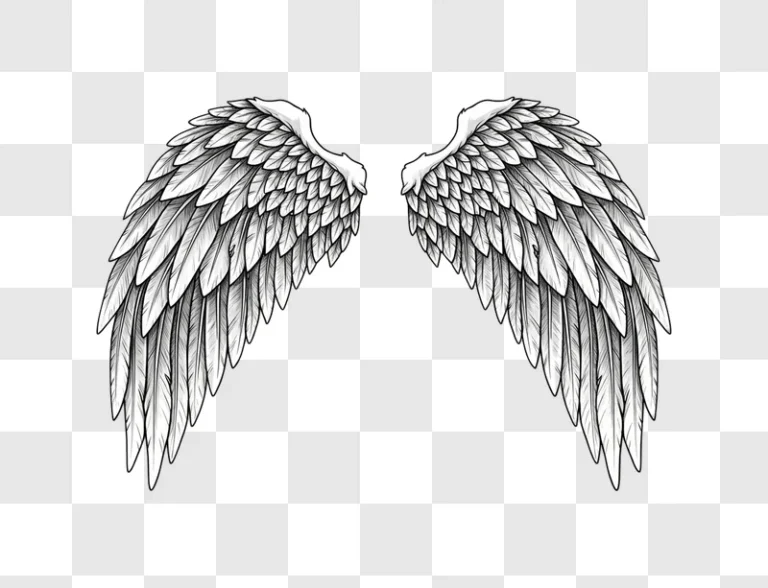 angel wings illustration artwork design