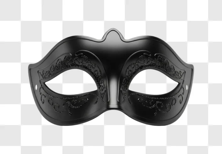 black venetian masquerade ball mask
