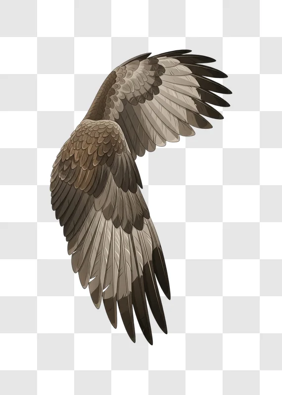 brown bird flying solo freely