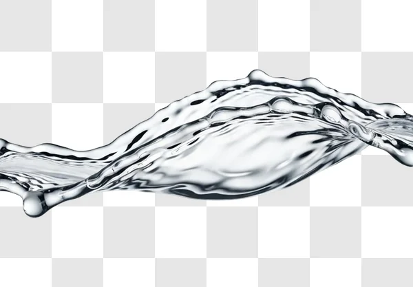 clear water splashing on white