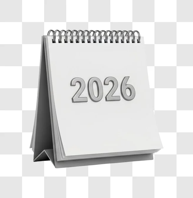 desktop calendar for the year 2026