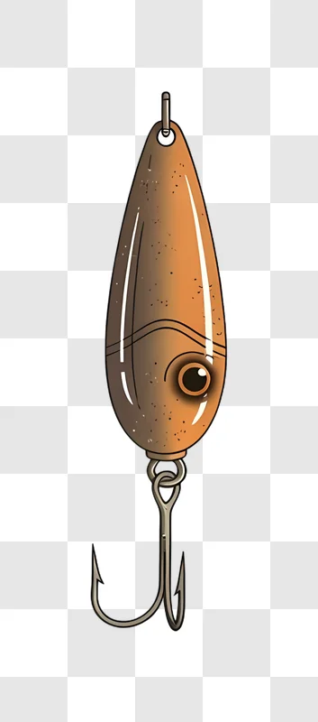 fishing lure with treble hook