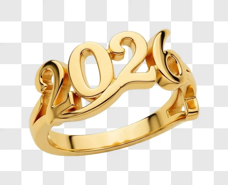 golden 2020 ring close up