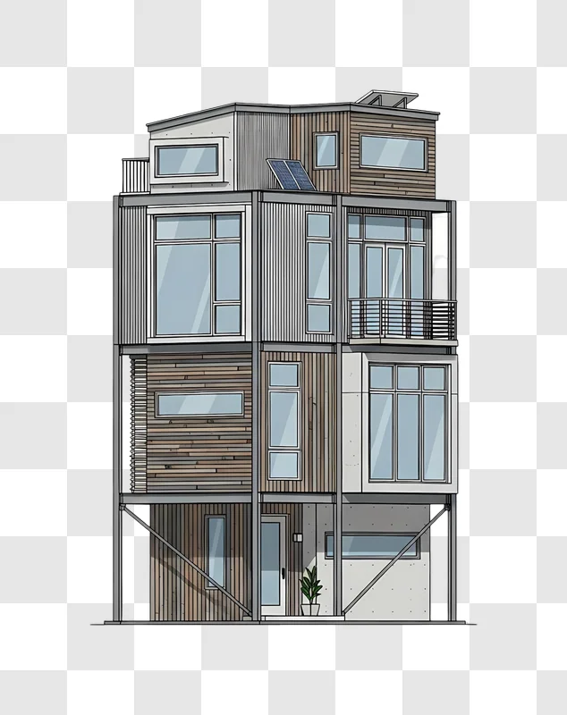 modern multi storey house design