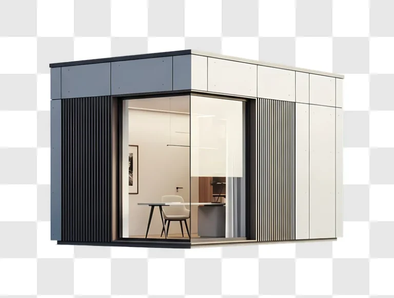 modern office pod interior space