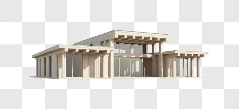 modern wooden architectural house design