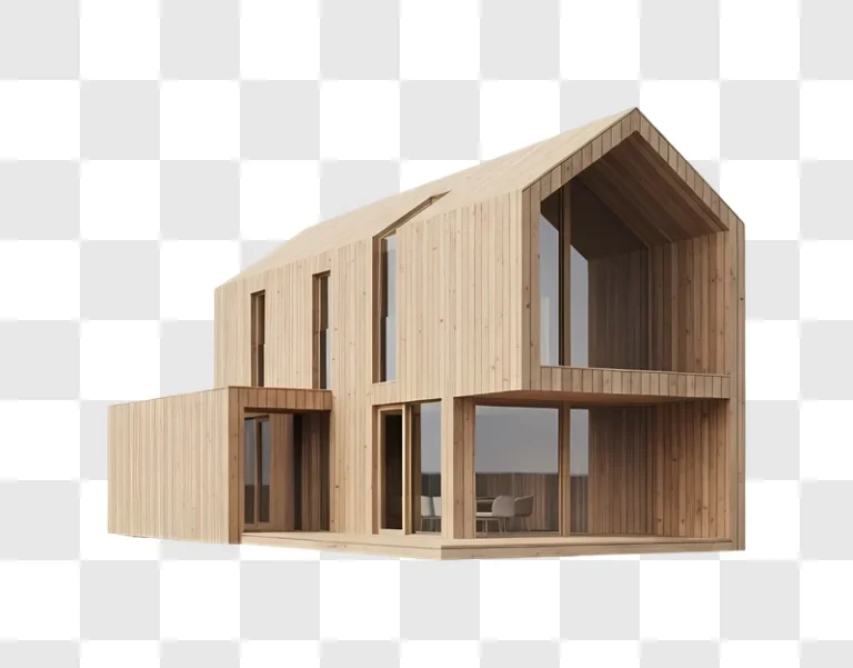 modern wooden house exterior design