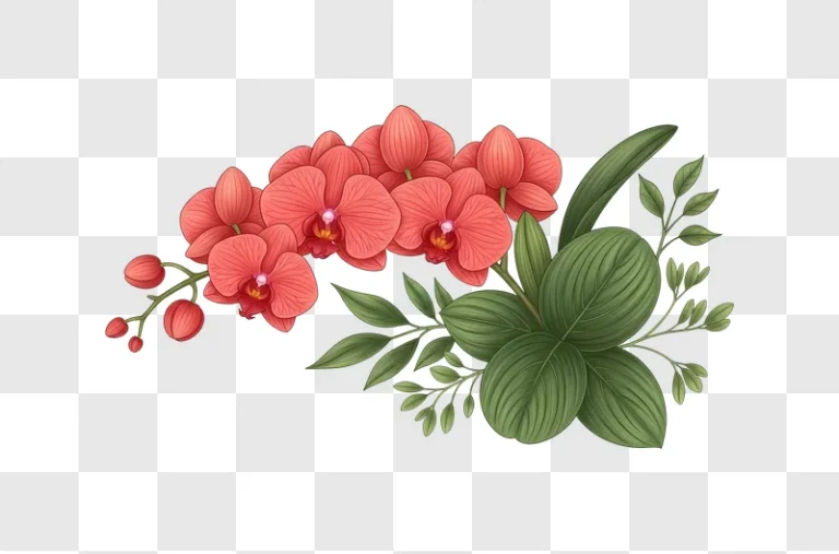 pink orchid flower plant bloom