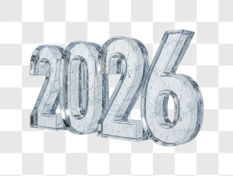 shiny metal numbers twenty twenty six