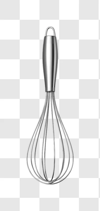 silver stainless steel whisk kitchen tool