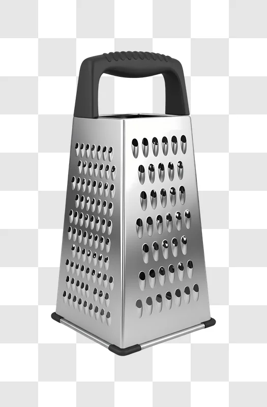 stainless steel box grater kitchen tool