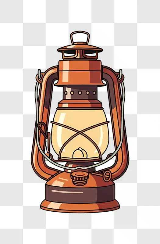 vintage copper lantern with glass globe