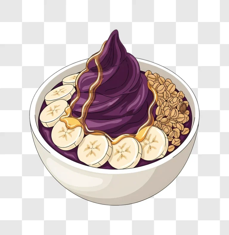 aca bowl with bananas and granola