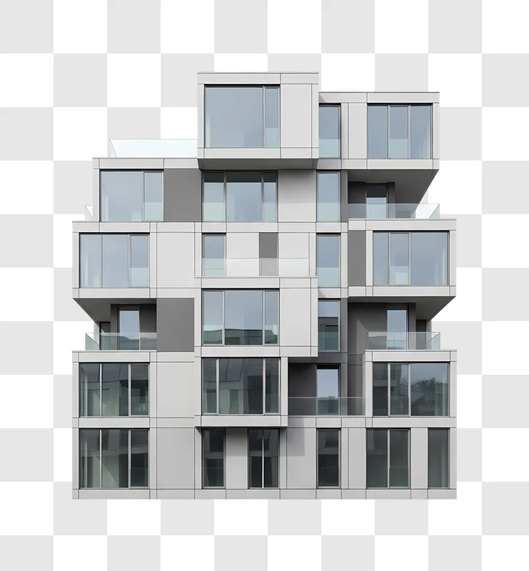 apartment building exterior view