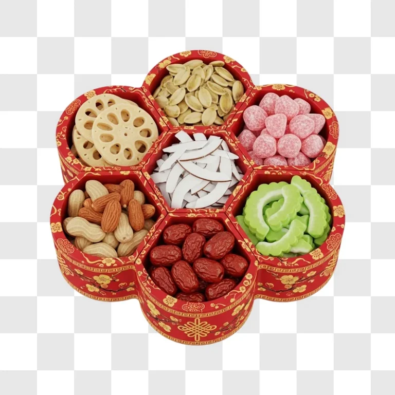 assorted nuts and dried fruits