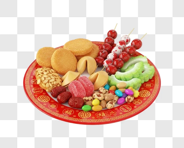 assorted sweet and savoury food treats