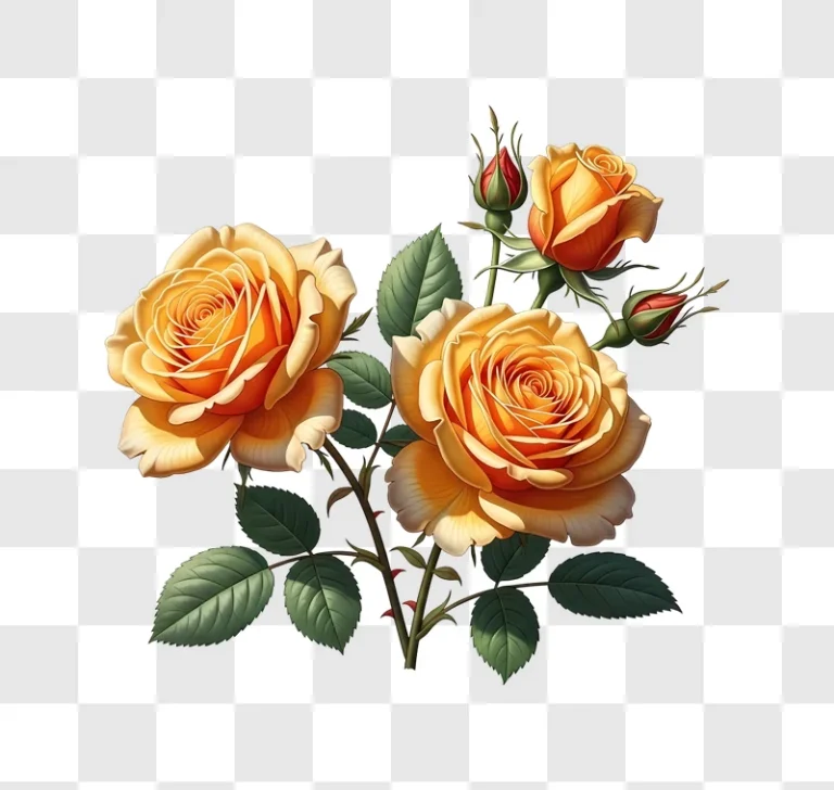 beautiful yellow rose flowers