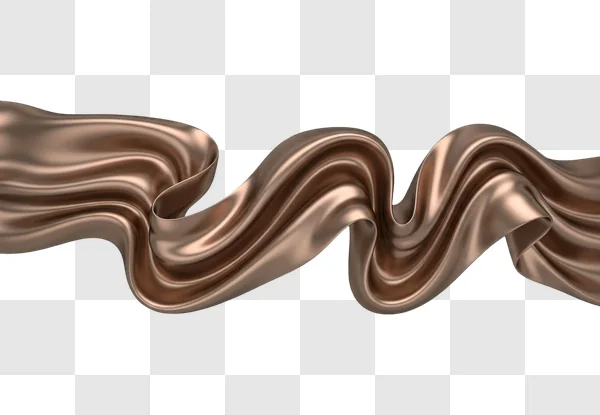 brown fabric silk wave texture