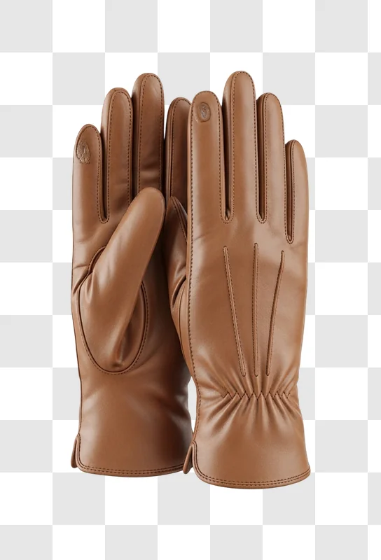 brown leather gloves for cold weather