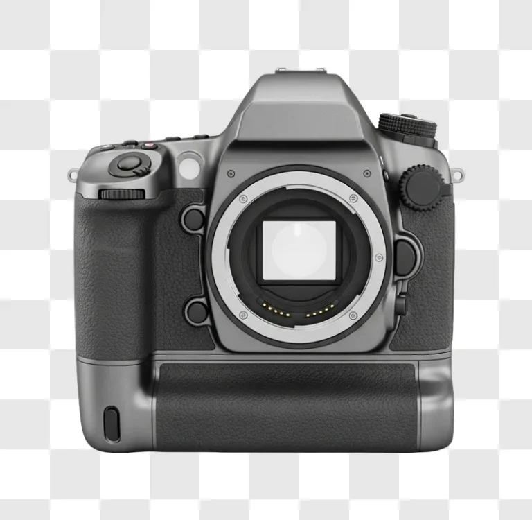 camera body with lens mount closeup