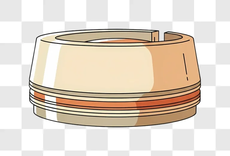 classic ashtray illustration with pastel colors