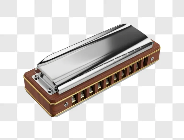 close up of a harmonica instrument